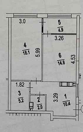 Продаж Квартира 1-кімнатна, 11/25 поверх на Дніпровська набережна, 8 Київ