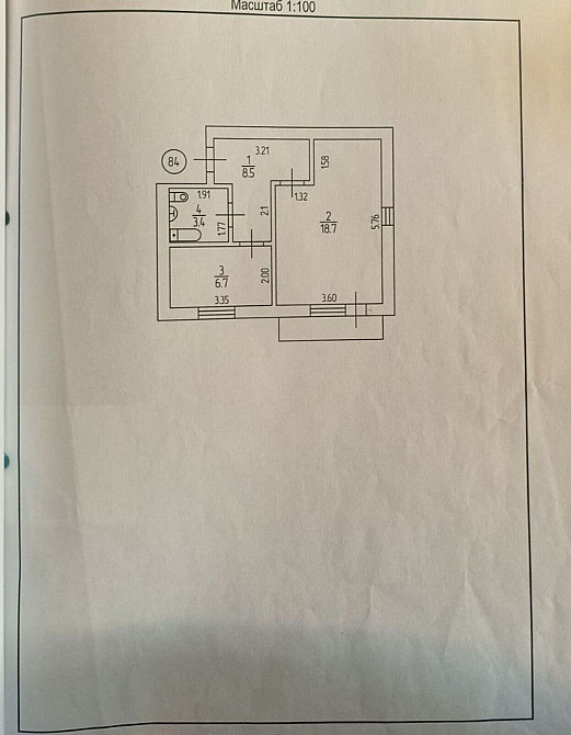 Пропонується до продажу 1кімнатна квартира на 101-му мікрорайоні Кропивницький - фото 1