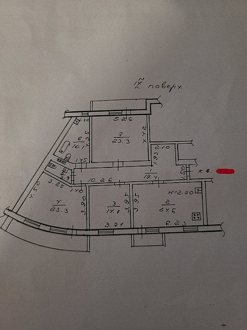 3-х ком. на Таирова-улица Левитана Одеса - фото 9