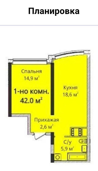1 кв. в ЖК Чотири Сезони Одеса - фото 4