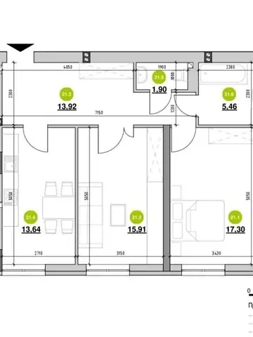 Продаж 2к Квартира 69 кв.м ЖК Ріел Сіті Львів - фото 10