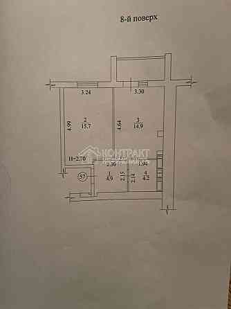 Продаж Квартира 1-кімнатна, 8/9 поверх на вул. Барабашова Kharkiv