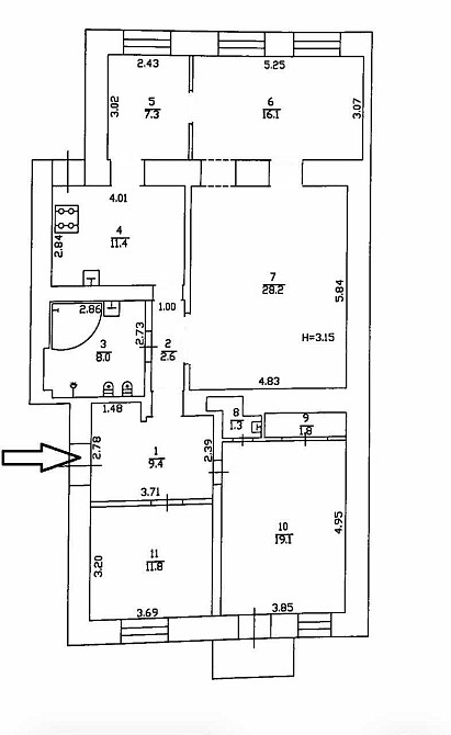 Продаж Квартира 3-кімнатна, 3/4 поверх на Павлівська вул., д. 10 Київ - фото 8