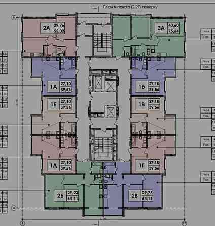 Продаж Квартира 2-кімнатна, 8/27 поверх на Бориспільська, 18/24 Київ