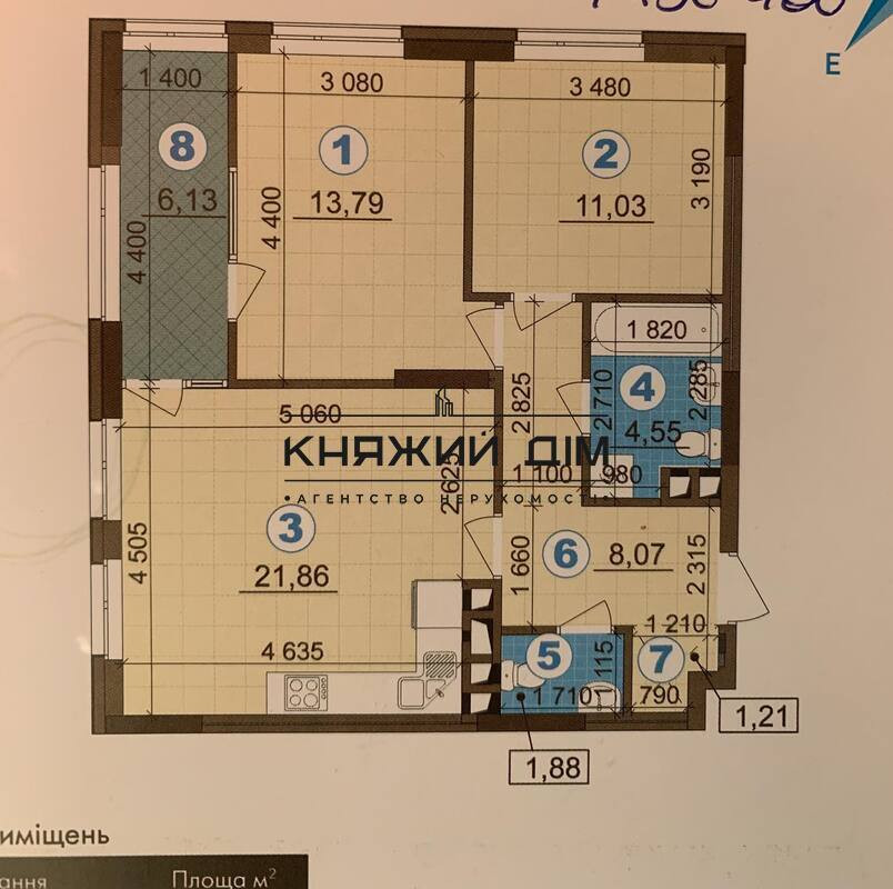 Переуступка! Продажа 2-х к. квартиры в ЖК Варшавский Плюс. №21138614 Київ - фото 10