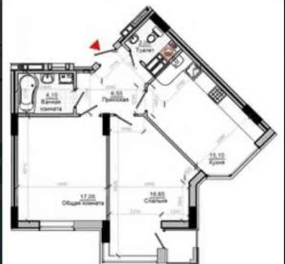 Продаж Квартира 2-кімнатна, 2/10 поверх на вул. Бородія Zhytomyr