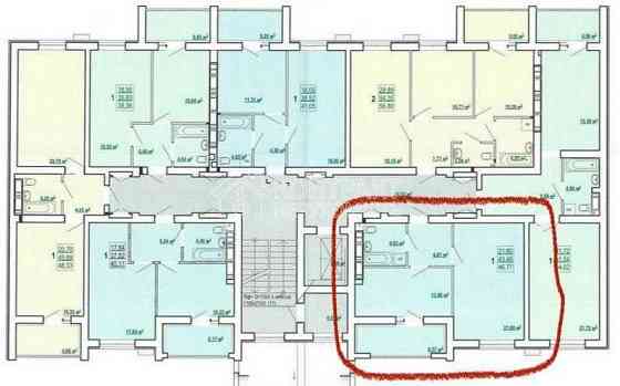 Продаж Квартира 1-кімнатна, 2/9 поверх на вул. Полтавський Шлях Kharkiv