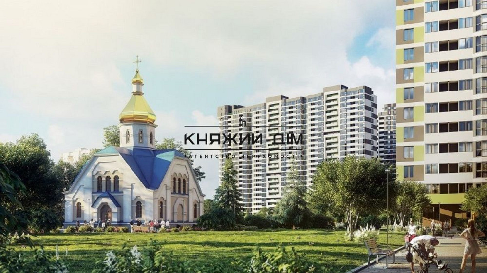 Отличная 1 к. квартира м. Красный хутор. ЖК Оберег 2. № 21134765 Київ - фото 3