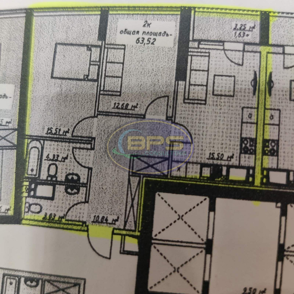 Продаж 2к квартири 63.52 кв. м Одеса - фото 2