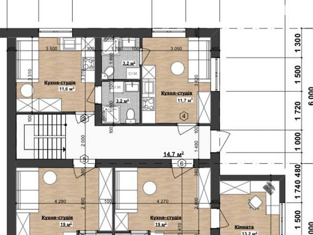 Продаж Квартира 1-кімнатна, 1/3 поверх на братів котенків Вінниця - фото 5