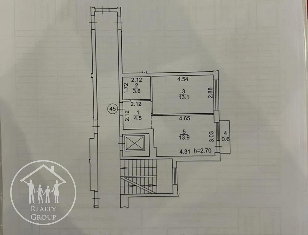Продаж 1к Квартира 36 кв.м Широка, 22 Briukhovychi (Peremyshlianskyi raion) - photo 2