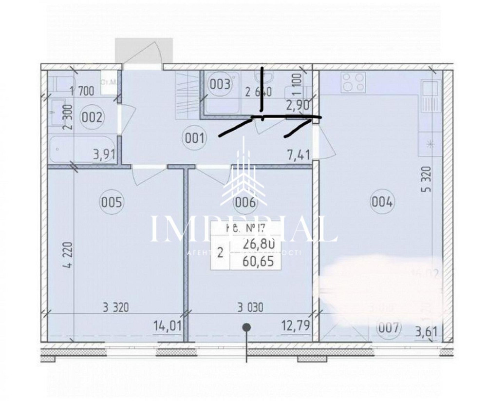 Продаж Квартира 2-кімнатна, 18/21 поверх на вул. Максимовича Михайла Київ - фото 14