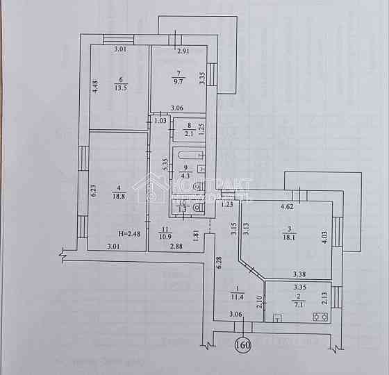 Продаж Квартира 5-кімнатна, 13/16 поверх на вул. Клочківська Харків