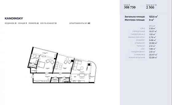 Продаж Квартира 2-кімнатна, 21/22 поверх на Французский ул. Одеса
