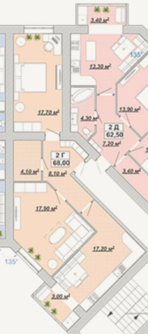 Продаж Квартира 2-кімнатна, 9/12 поверх на вул. Княгинин Ивано-Франковск - изображение 20