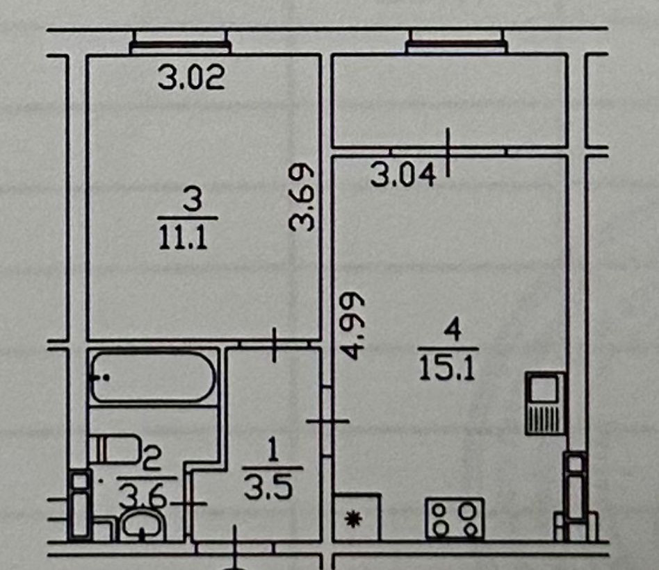 Продаж Квартира 1-кімнатна, 14/16 поверх на Максимовича Михайла вул., д. 28-Д Київ - фото 8