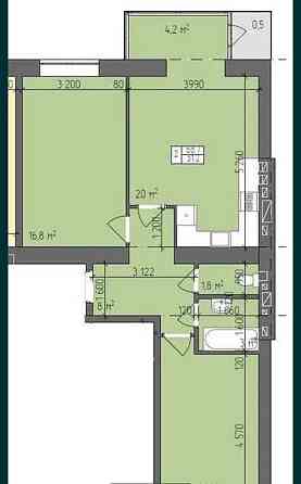Продаж 2к Квартира 70 кв.м Покровська Zhytomyr