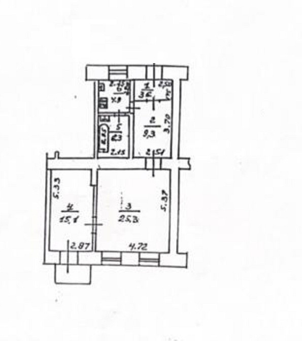 Двухкомнатная квартира в центре Одессы Одеса - фото 14