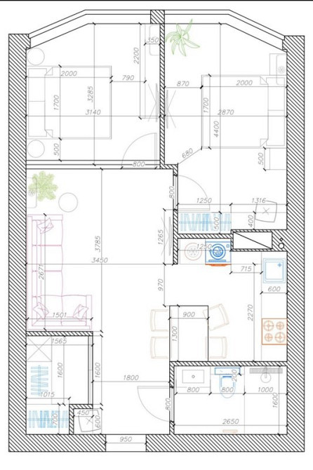 Оренда Квартира 2-кімнатна, 3/15 поверх на Итальянский б-р, 1а Одесса - изображение 18