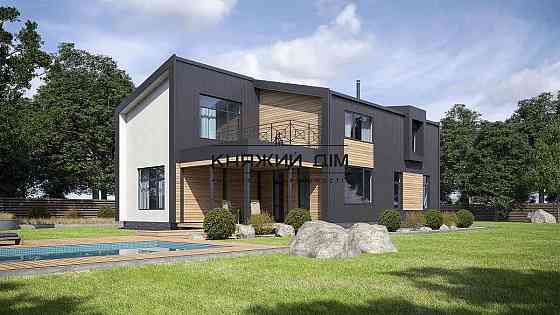 БЕЗ КОМИССИИ!!! Продажа 2-х этажного дома в скандинавском стиле с. Тарасовка (Новые Безрадичи). № 2210147 