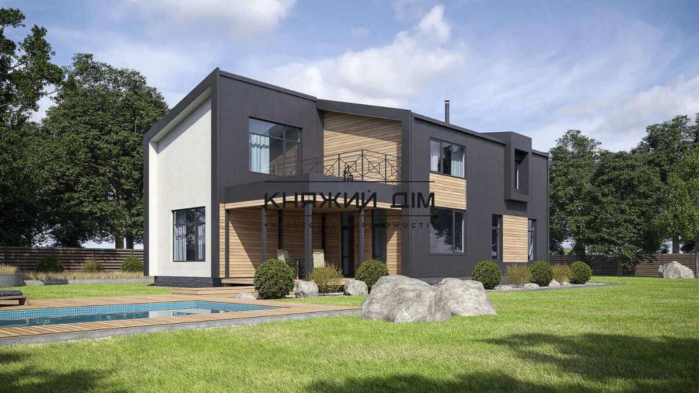 БЕЗ КОМИССИИ!!! Продажа 2-х этажного дома в скандинавском стиле с. Тарасовка (Новые Безрадичи). № 2210147  - фото 6