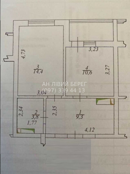 Продаж Квартира 1-кімнатна, 22/25 поверх на улица Ревуцкого, д.40 Киев - изображение 8