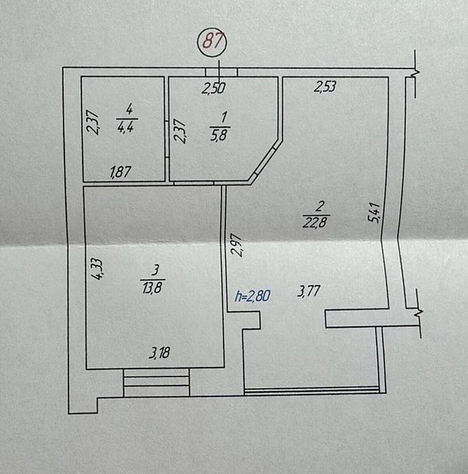 Продаж Квартира 1-кімнатна, 12/12 поверх на Князів Коріатовичів Vinnytsya - photo 5