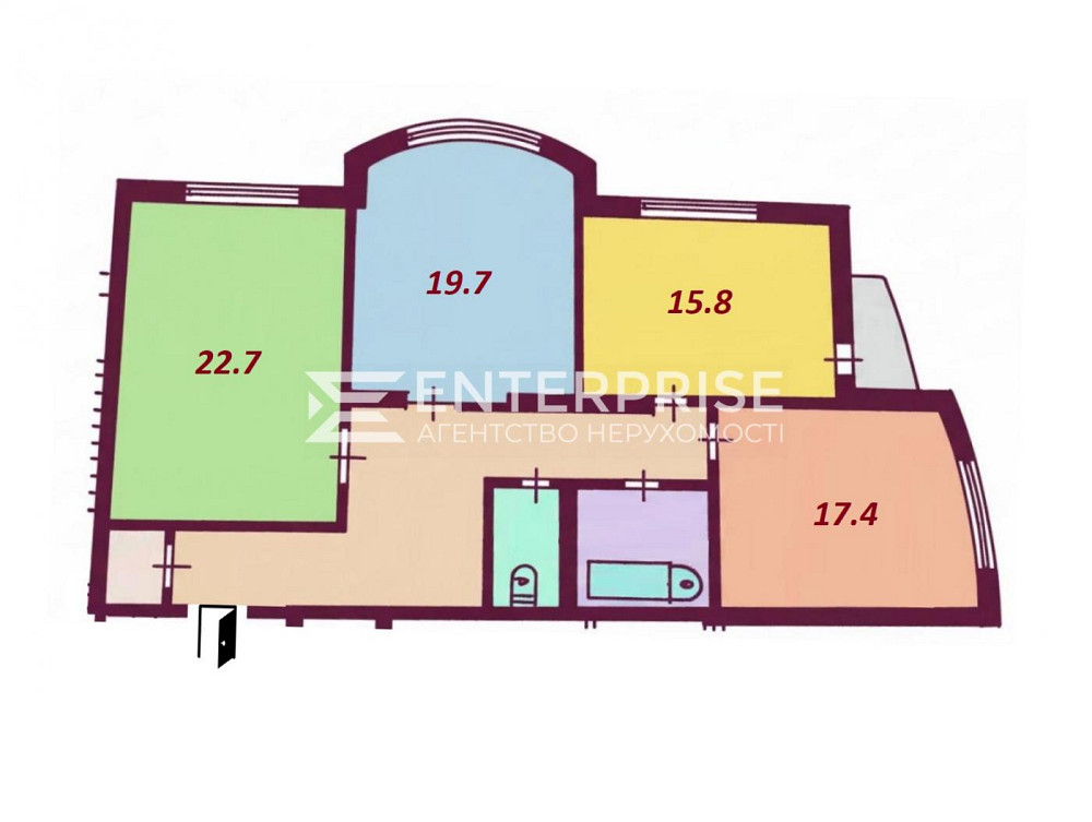 Продаж 3к квартири 103 кв. м Kiev - photo 14