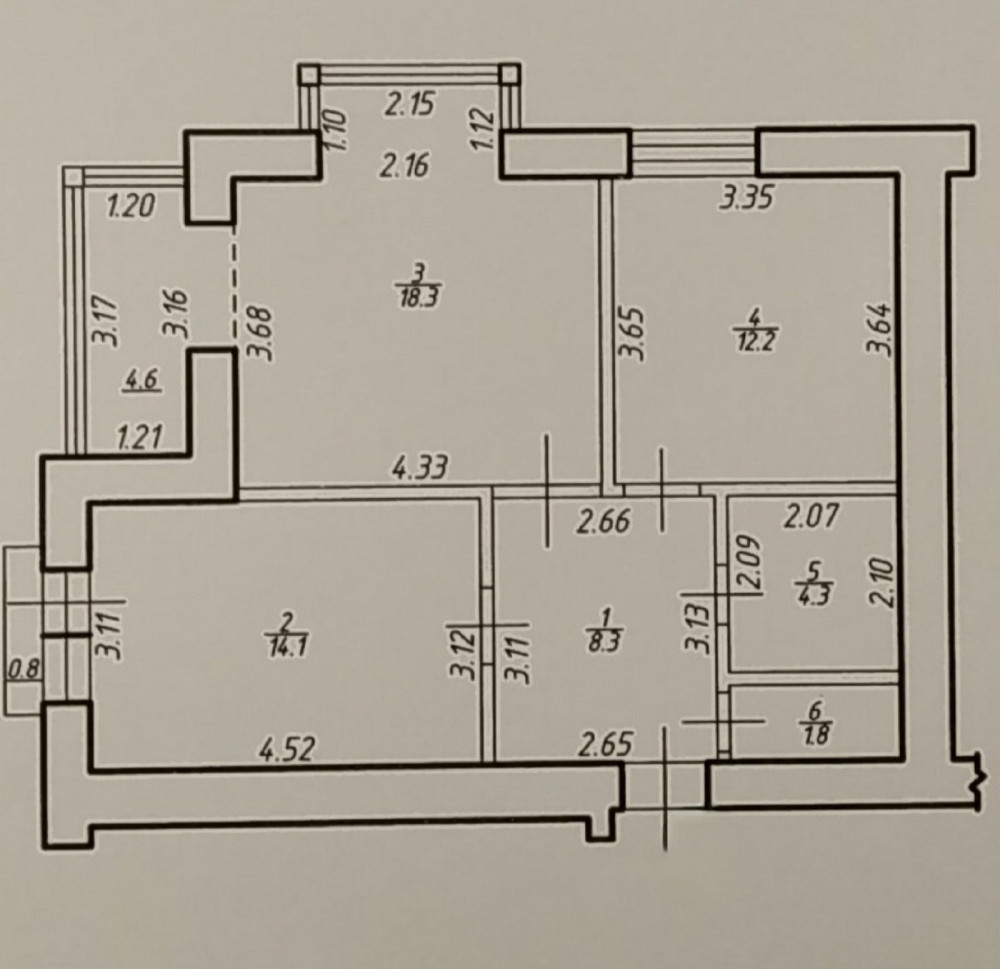 Продаж Квартира 2-кімнатна, 8/9 поверх на Слобідська, 2 Крихівці - фото 2