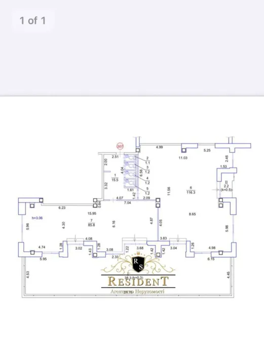 Здається Офісні приміщення площа 147 кв.м  Дніпро  Дніпро - фото 7