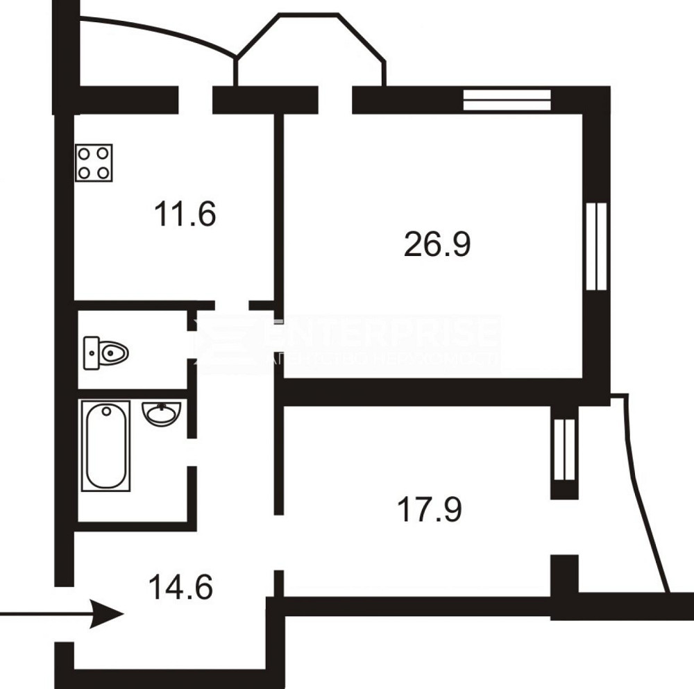 Продаж Квартира 2-кімнатна, 11/32 поверх на вул. Олевська Kiev - photo 11