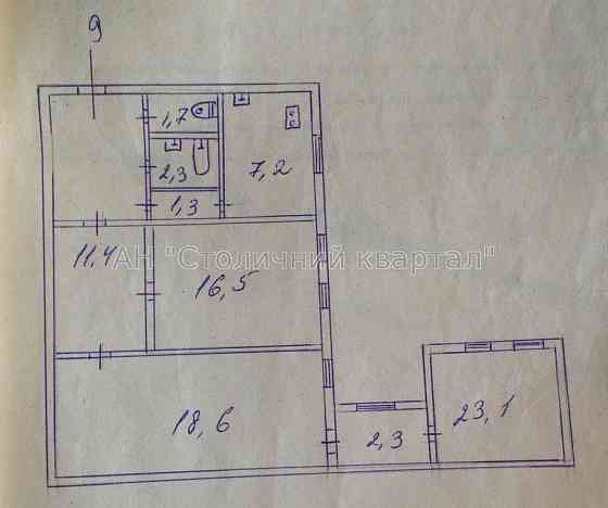 Оренда офісне приміщення на Тарасівська вул., 19 приміщень - 3, поверх - 1/4 Kiev