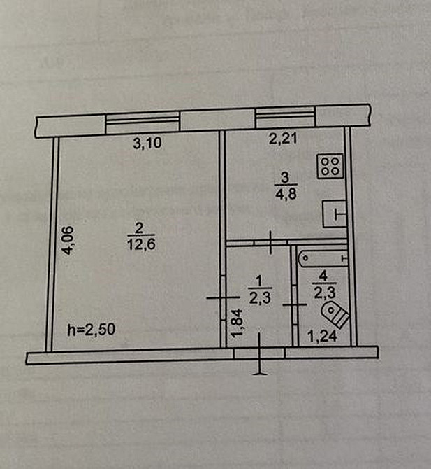 Продаж Квартира 1-кімнатна, 1/9 поверх на Газеты Правда пр., 129 Dnipro - photo 8