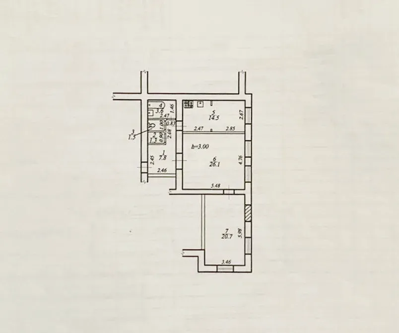 Продажа 2к Квартира 75.5 кв.м вул. Сонячна Набережна 62 Днепр - изображение 9