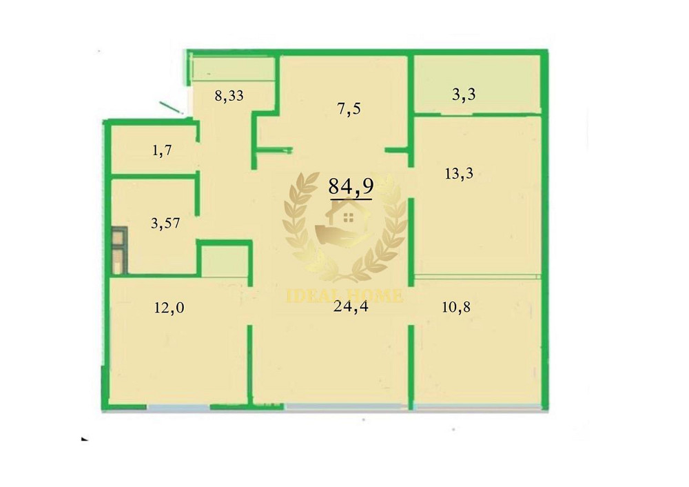 Продаж Квартира 3-кімнатна, 14/16 поверх на Юлии Здановской ул., 46/1 Київ - фото 2