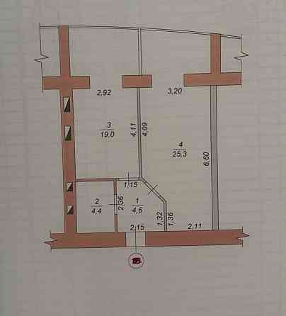 Продаж 1к Квартира 54 кв.м Театральна 21 Zhytomyr