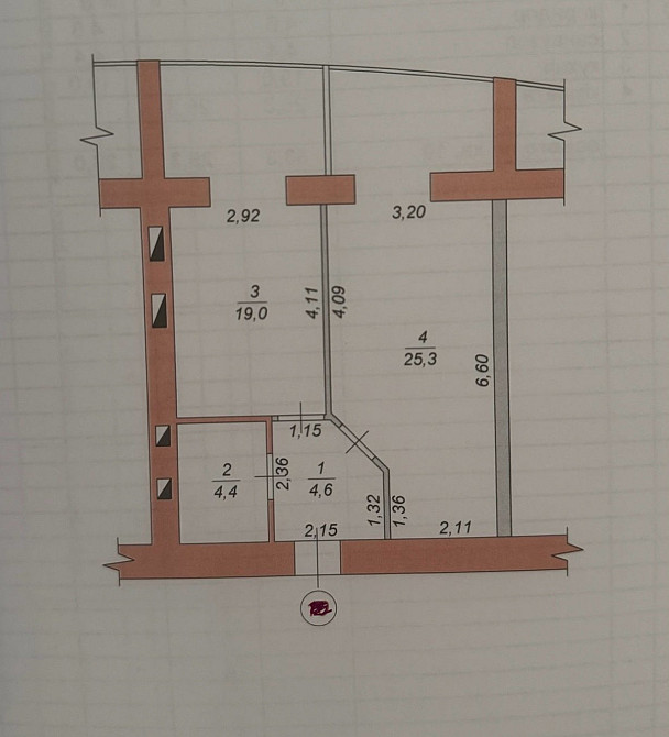 Продаж 1к Квартира 54 кв.м Театральна 21 Житомир - фото 1
