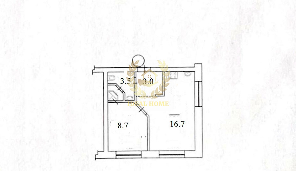 Продаж Квартира 1-кімнатна, 3/3 поверх на Учительская ул., 16 Київ - фото 11
