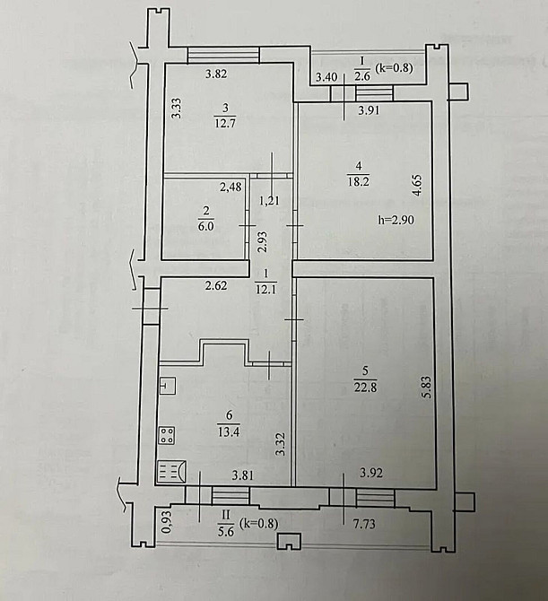 Продаж Квартира 3-кімнатна, 2/9 поверх на Космическая ул., 9А Дніпро - фото 13