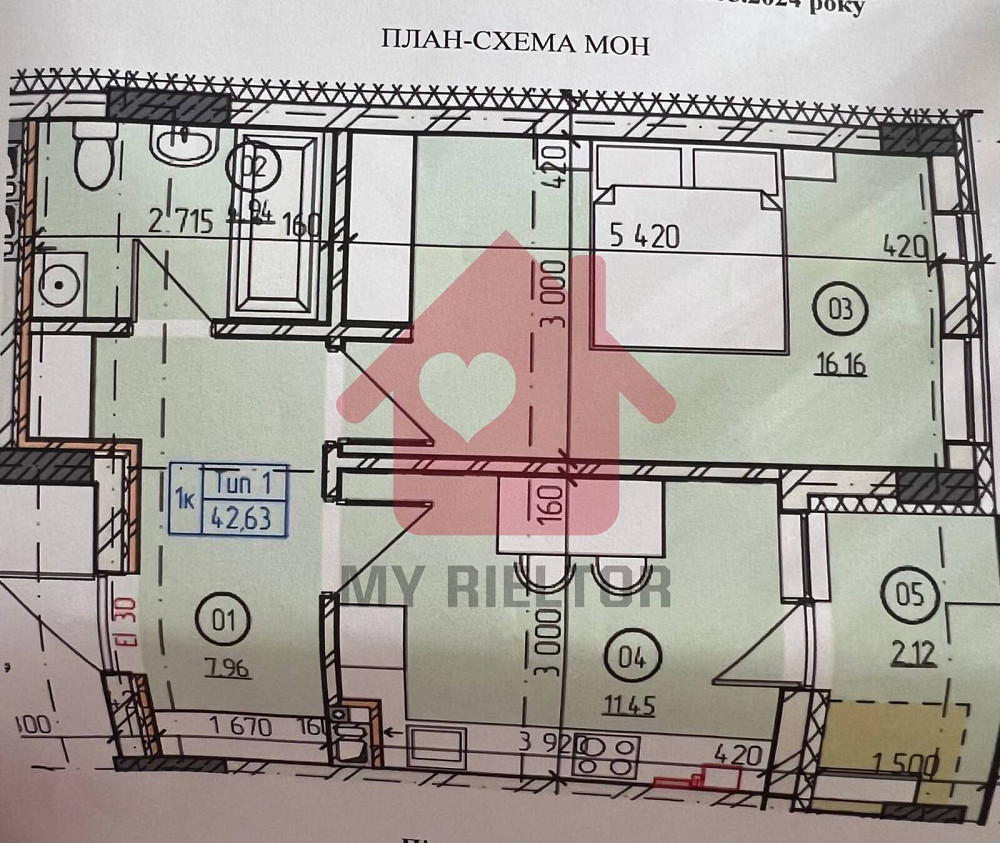 Продаж однокімнатної квартири ЖК Французький двір Uzhhorod - photo 2