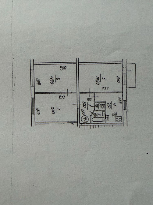 Продаж Квартира 3-кімнатна, 3/5 поверх на Родини Глаголєвих вул., д. 12-Б Киев - изображение 11