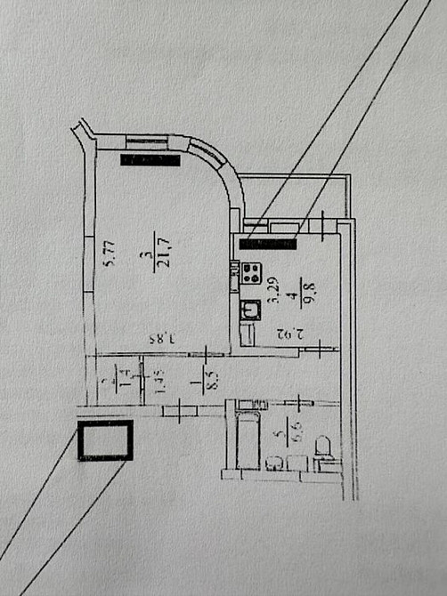 Продаж Квартира 1-кімнатна, 15/25 поверх на Олевська вул., 5 Kiev - photo 4