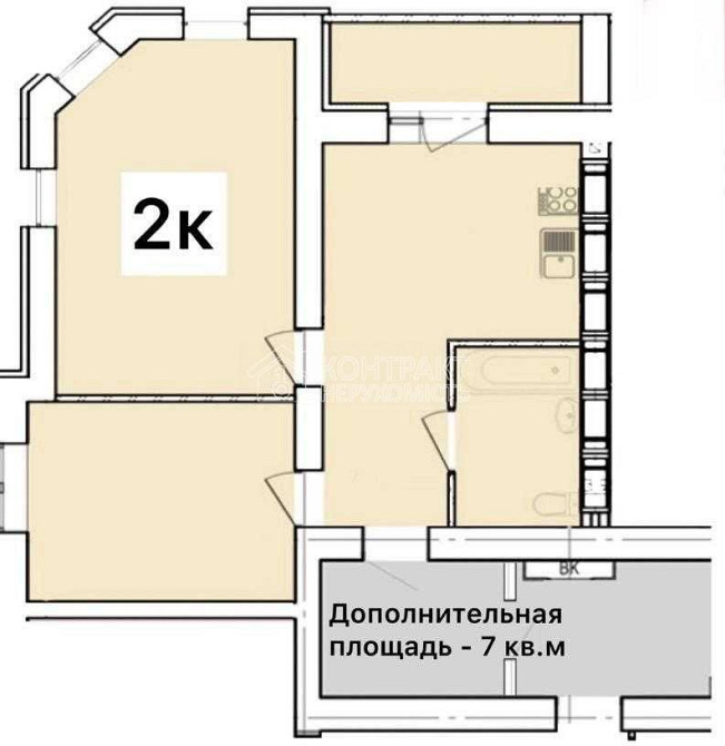 Продаж Квартира 2-кімнатна, 9/16 поверх на вул. Заливна Харків - фото 8