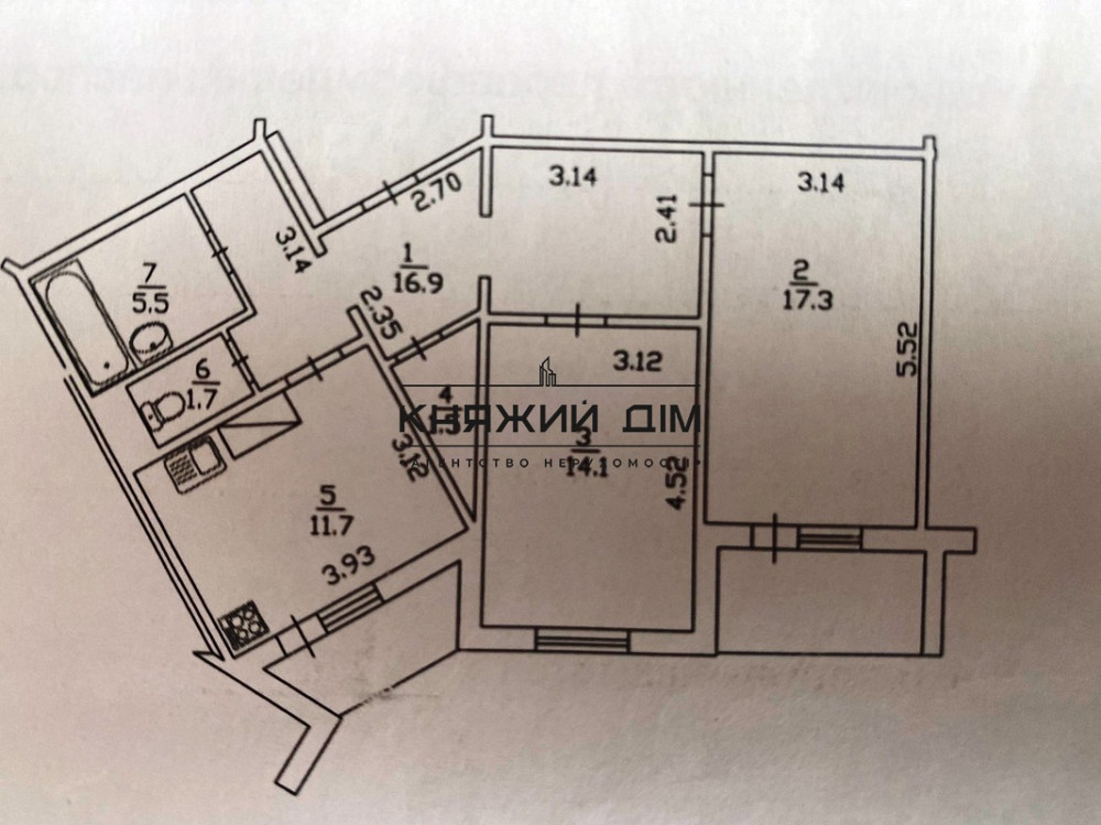 Продажа 2х комнатной раздельной квартиры Позняки Код объекта № 21139251 Київ - фото 16