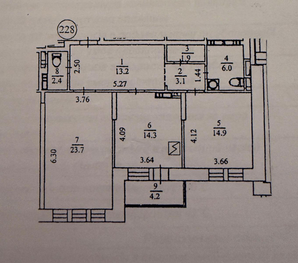Продаж Квартира 2-кімнатна, 2/25 поверх на Голосіївська вул., д. 13-А Київ - фото 15