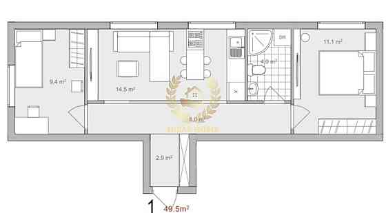 Продаж Квартира 2-кімнатна, 2/4 поверх на Полесская ул., 4 