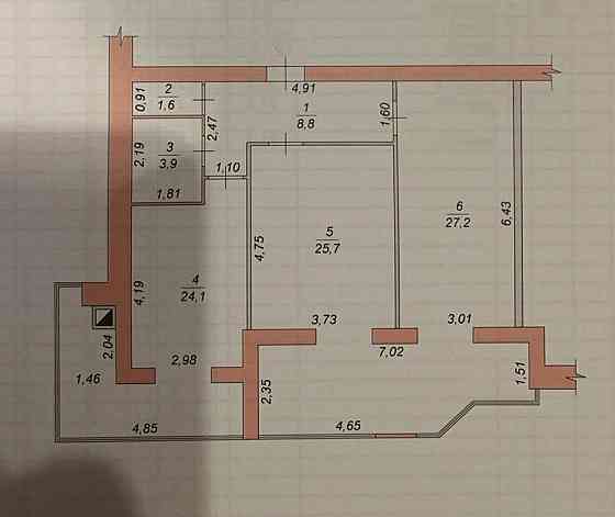 Продаж Квартира 2-кімнатна, 10/12 поверх на вул. шпаківський Житомир