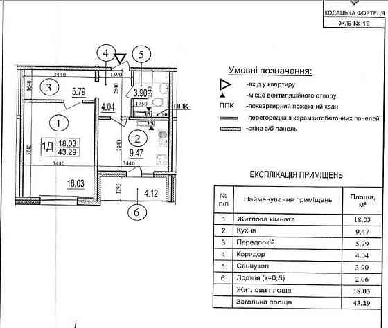 Продаж Квартира 1-кімнатна, 23/25 поверх на Чавдар, 36 Київ