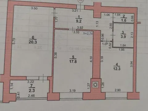 Продажа 2к Квартира 67 кв.м Лісогринівецька вулиця 38 Хмельницкий - изображение 7