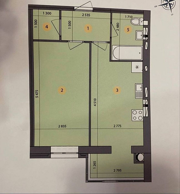 Квартира в жк Ковалівський 6 - секція переуступка. Кропивницький - фото 2